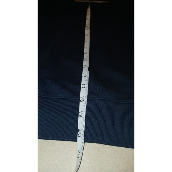 All Saints Womens 100%Cotton Cropped Sweater Sz XS Black Long Sleeves Striped - Picture 6 of 8